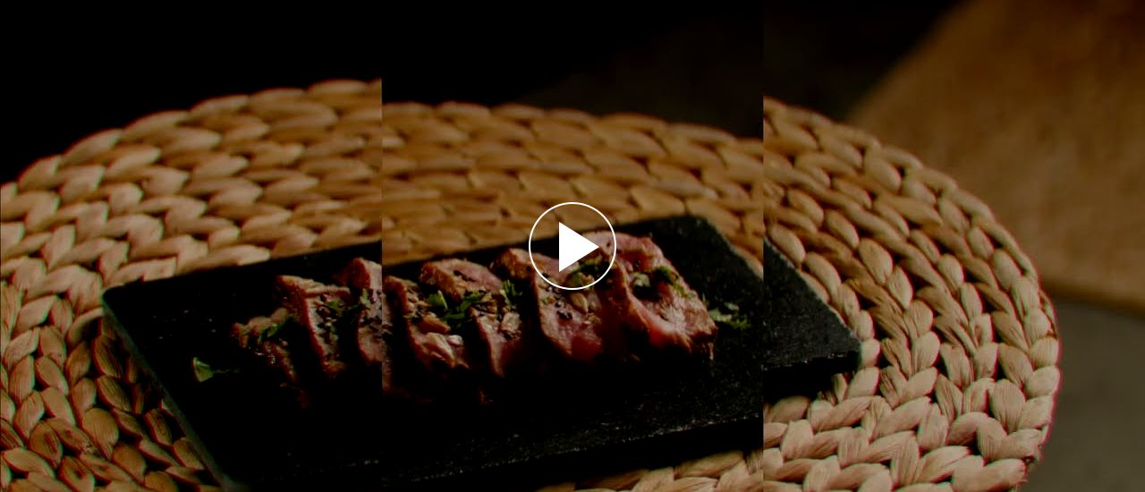 Embedded thumbnail for Iberian pork loin tataki